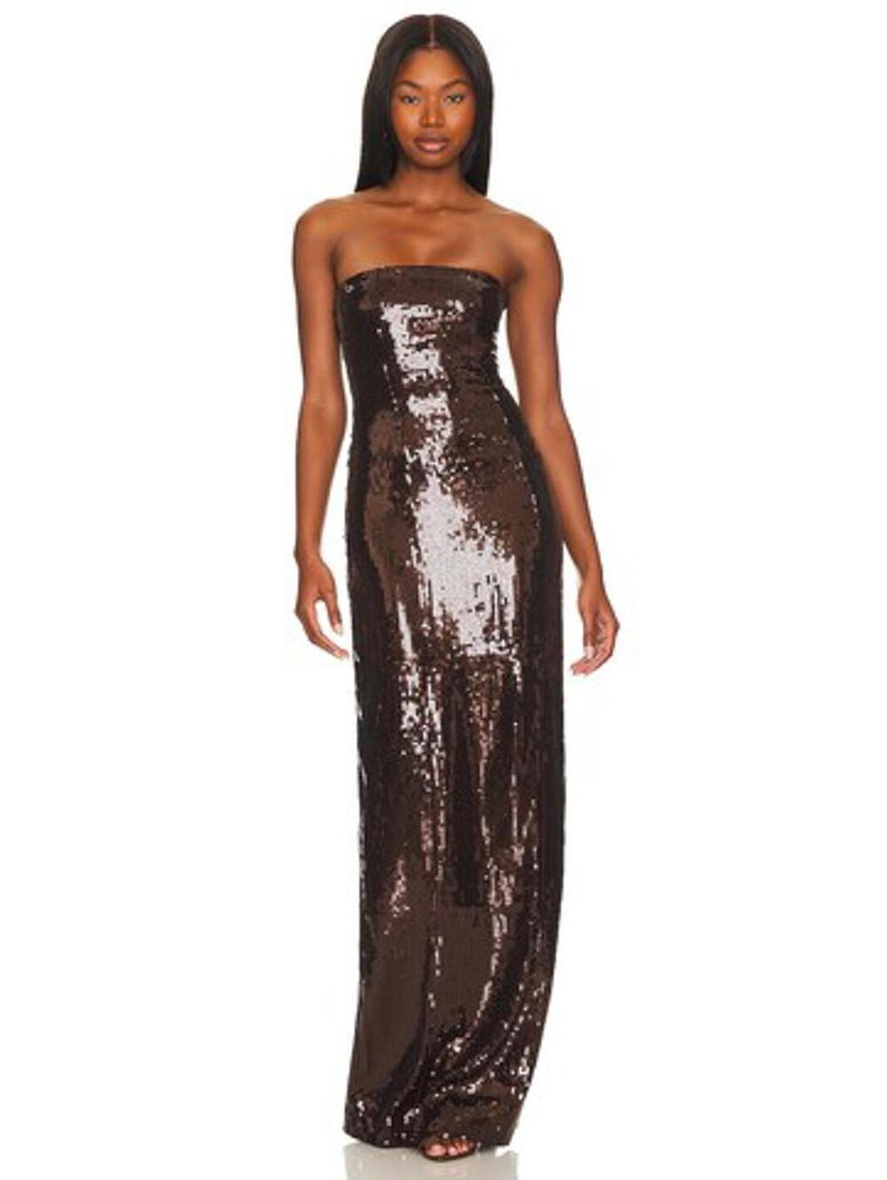 retrofete Ember Dress in Dark Chocolate
